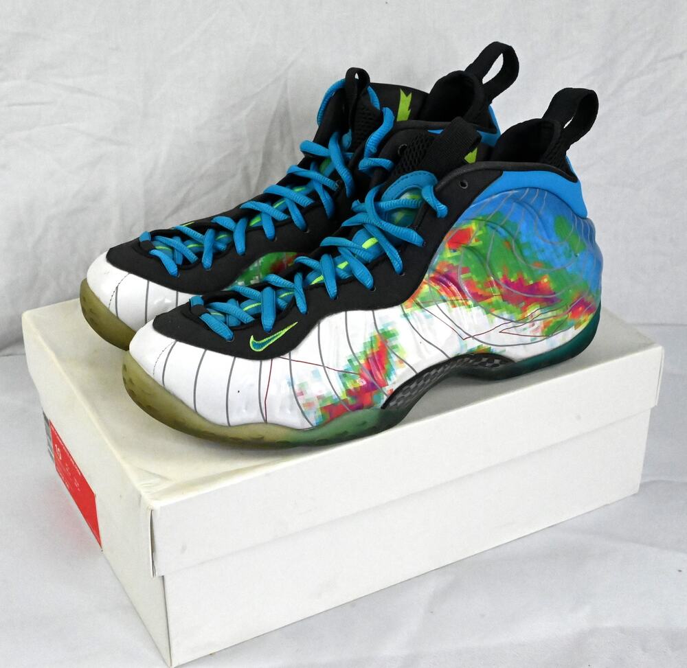 Nike Foamposite One PRM Weatherman Men's 10 575420-100 w/Box